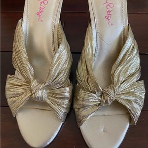 Gold Lilly Pulitzer Heels